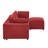 Beglobe Corduroy Upholstered Modular Sectional-1866109426