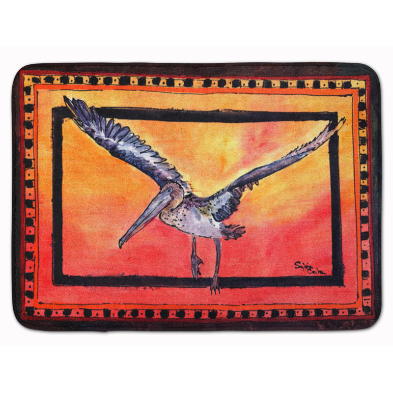 Tapis pour salle de bain en mousse à mémoire de forme pelican