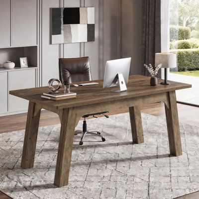 Bureau de direction 63 po, bureau d'ordinateur pour bureau personnel 63 po