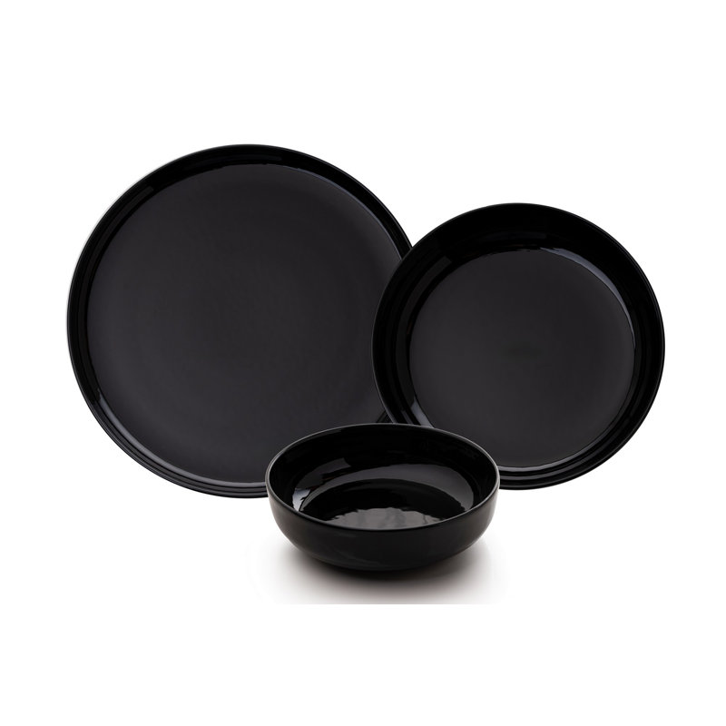 16 Pieces 100% Porcelain Dinner Set,