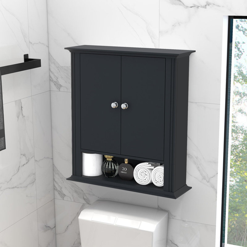 Bathroom Cabinet, Black