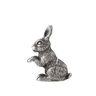 Garden Friends Pewter Rabbit Place Card Holder