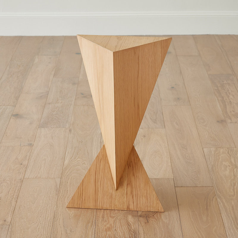 Spectrum Side Table-Blackened Oak, Brown
