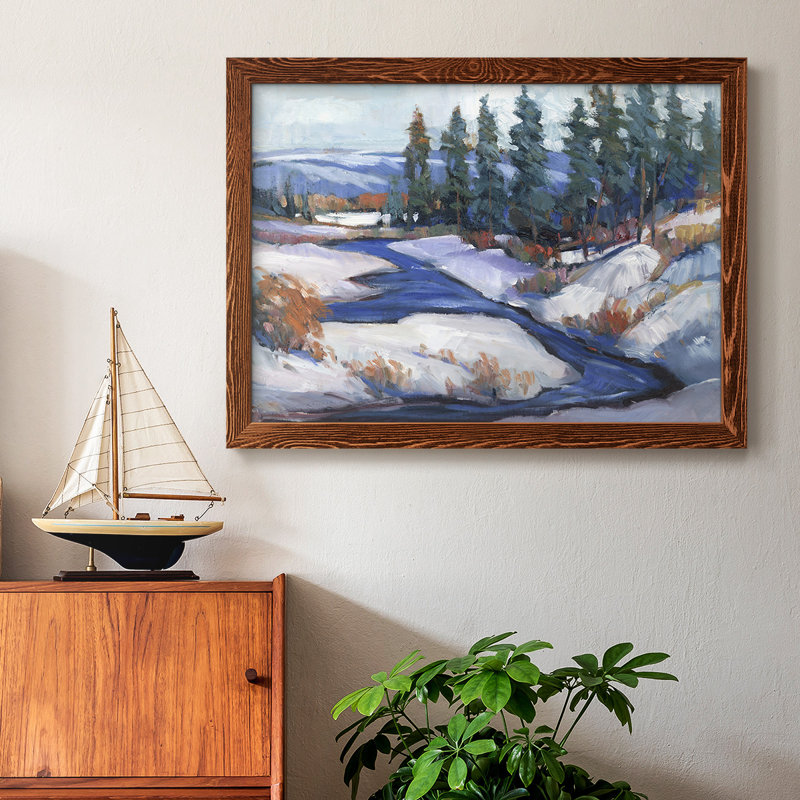 " First Snow I ", Maple, 18" H x 26" W x 1.5" D