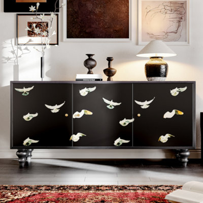 Buffet multifonctionnel peint