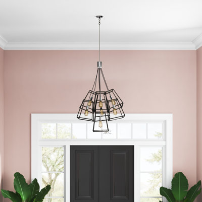 Elsje 29.1" W 7-Light Dimmable Cluster Pendant