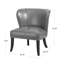 Fauteuil d'appoint en similicuir sans accoudoirs Alfredia-602785319