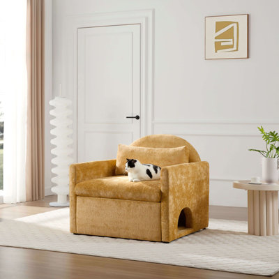Chaise avec accoudoirs pour chat moderne