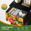 Commode à 4 tiroirs pour la chambre à coucher Vibrant orange, rouge, pamplemousse, tranches, feuilles vertes, petite grande commode à vêtements pour organisateurs de placard avec commode