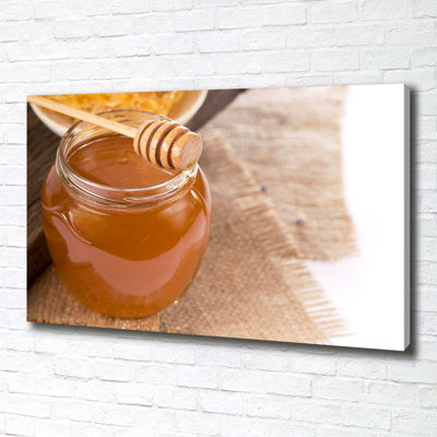 Honey 1 Piece Wrapped Canvas Wall Art