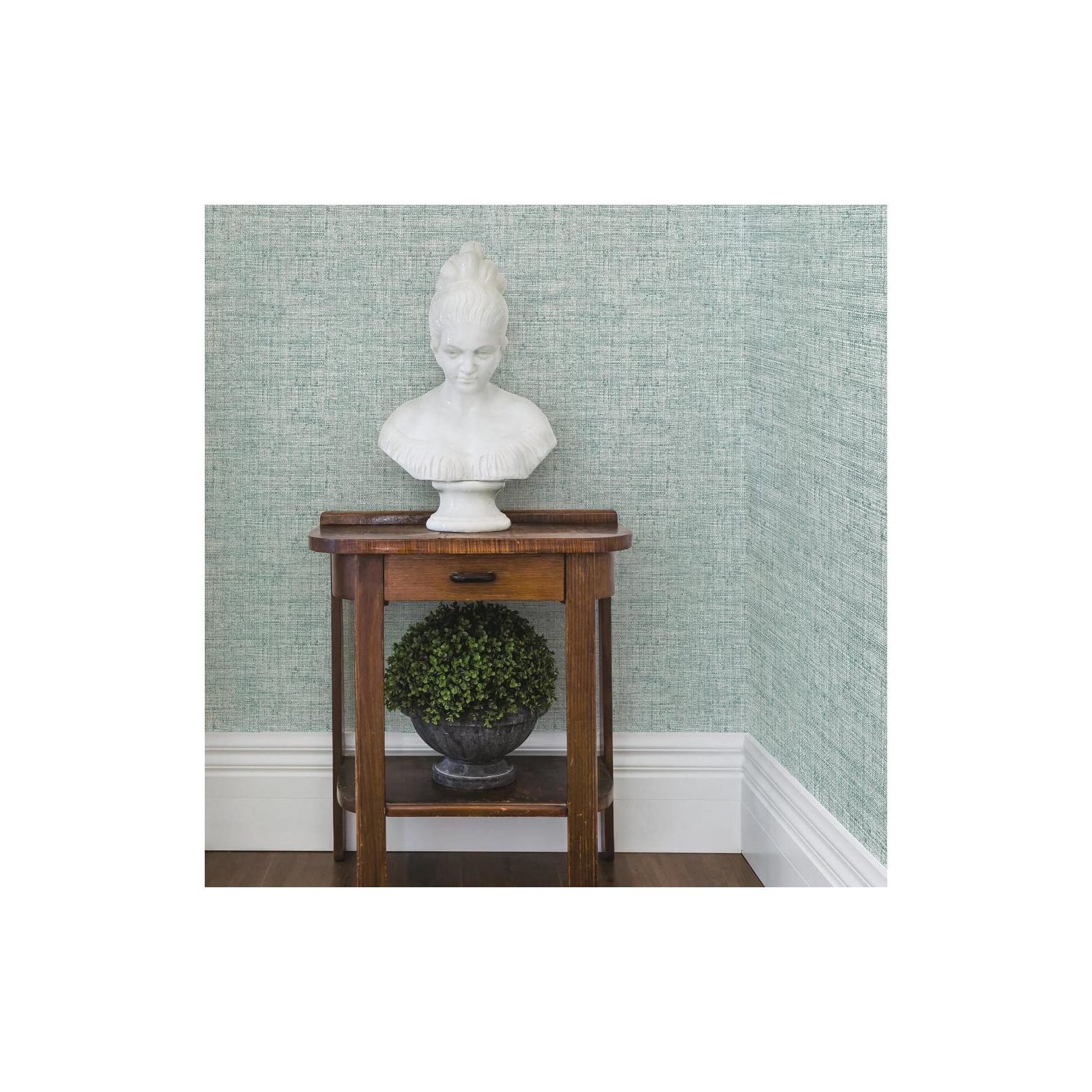 Benni Modern Abstract Wallpaper, Turquoise