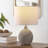 Orsa Avalene 19" Silver Standard Lamp