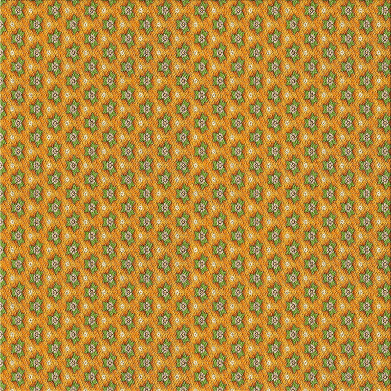 Tapis jaune Power Loom, Carré 5 pi