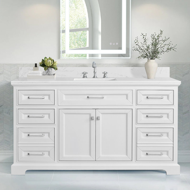 Meuble-lavabo simple 60 po
