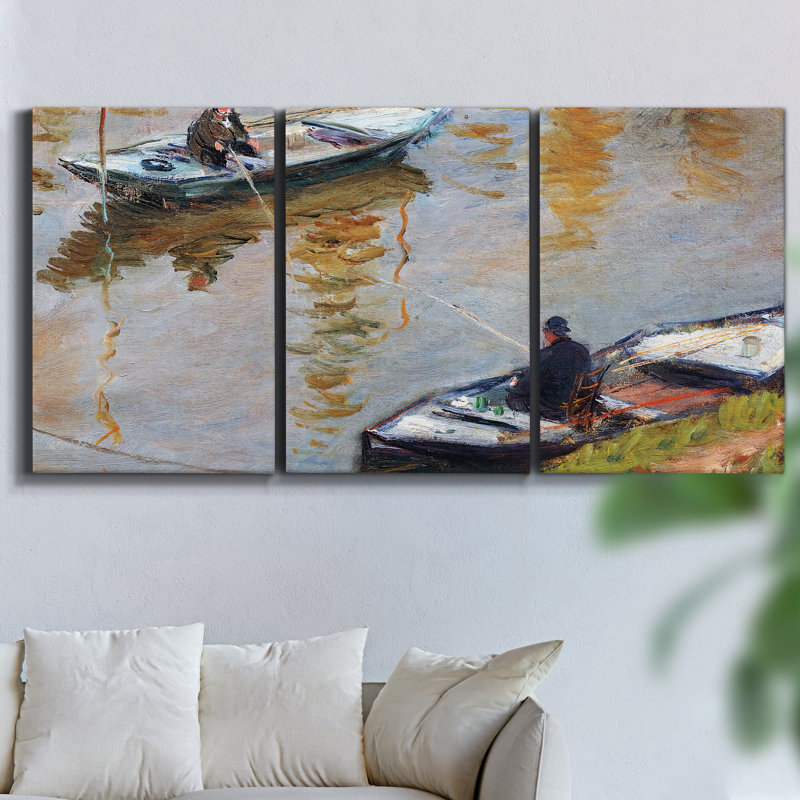 «Abstract Motions I», reproduction sur toile 3 pièces, H 27 po x l 54 po x P 2 po