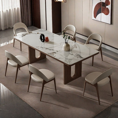 Ensemble de table de salle à manger en bois de frêne