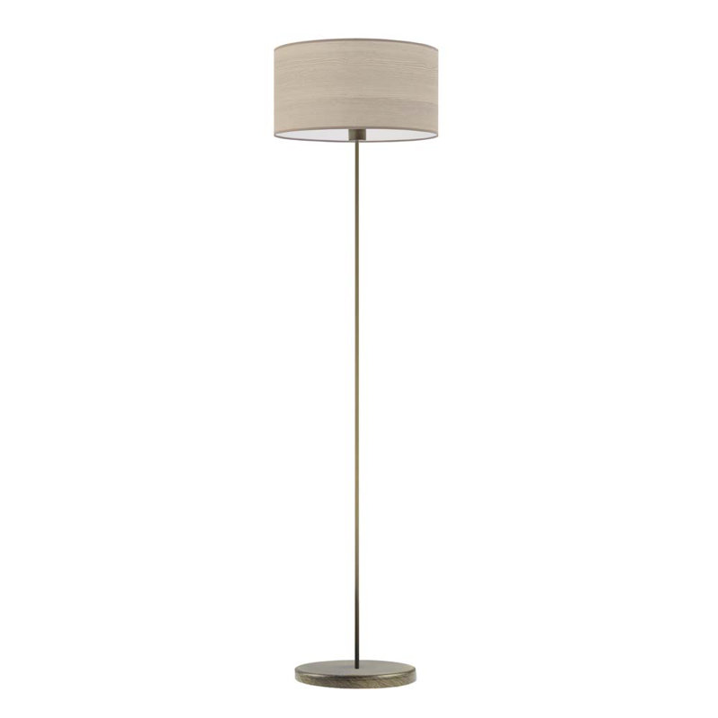 Blaydin 156cm Traditional Floor Lamp, Beige, Pea