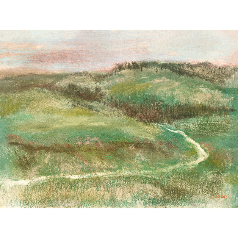 Degas' Countryside Views II by Edgar Degas - Wrapped Canvas Print, 81 cm H x 122 cm W
