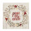 « rustique christmas v », art textuel sur toile tendue-1867364392