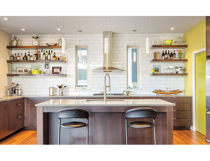 Chouinard 1-Light Cylinder Pendant, Satin Nickel, 90 CRI 3000K LED