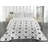 Skull Polyester Geometric Shapes Coverlet-847564881