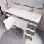 Meuble-lavabo sur pied avec lavabo en acrylique renforcé Verda-534631141