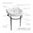 22in Console Sink With Semi-Circular Bowl, Solid Brass Leg Supports, Backsplash, Overflow and Front Towel Bar.-116863425-116863419