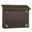 Pasadena Brass Wall Mounted Post box-14273476-14273482