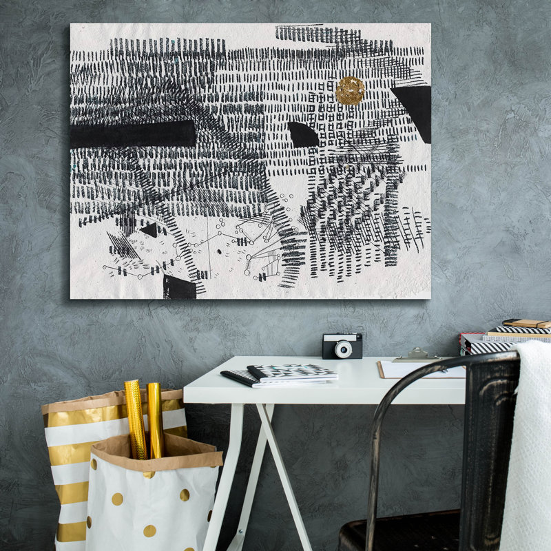  «Command» par Lori Arbel, art mural sur toile, 34 po x 26 po, H 26 po x l 34 po