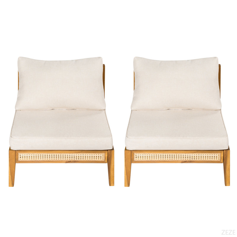 Chaise sans accoudoirs Kirkby, ensemble de 2