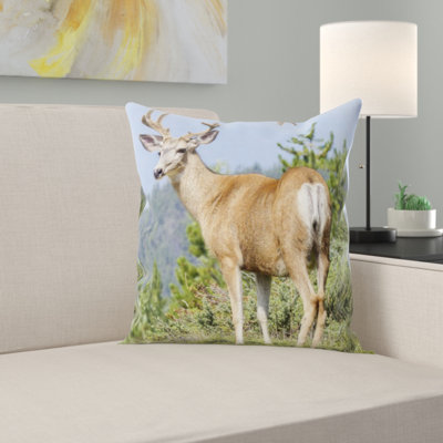 Elk Throw Pillow