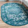 Tapis turquoise Madline