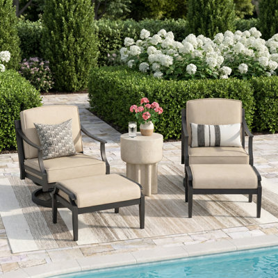 Tamarin Sunbrella® Swivel Patio Lounge Chair