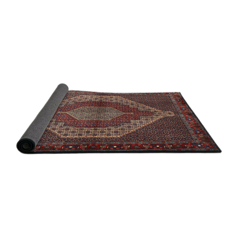 Tapis traditionnel orange / beige, Rond 4 pi