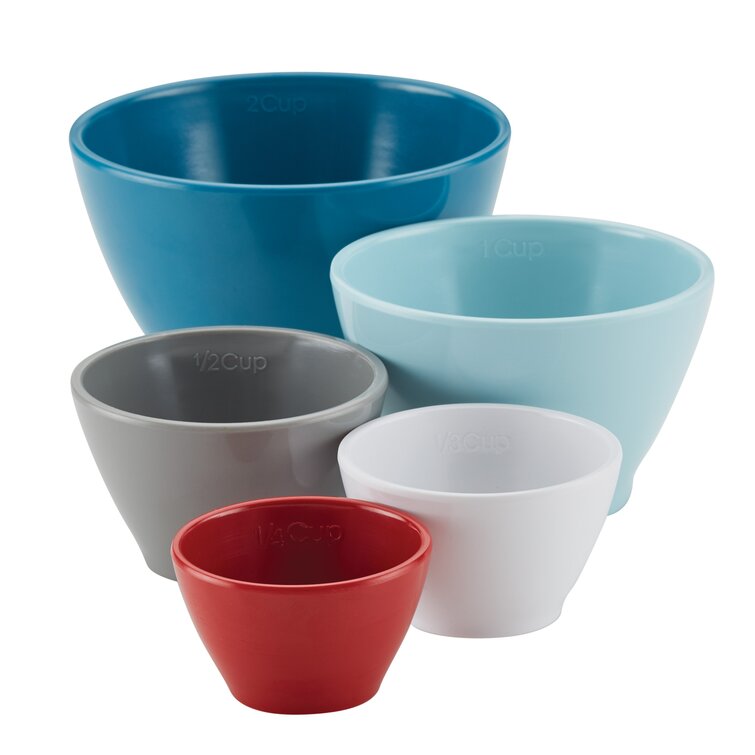 Ultimate Measuring CUPS & SPOONS SET (14-piece Set) MultiColor Durable  Plastic