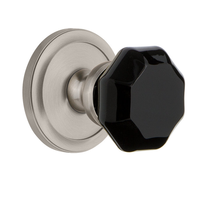 Fausse rosette Grandeur, Nickel satiné