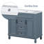 Ensemble de meuble-lavabo simple 35,9 po Pismo