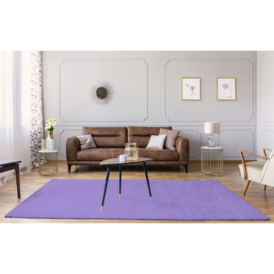 Tapis de zone mauve napperon