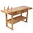 Professional Rubberwood Solid Wood Workbench-2 Drawers
