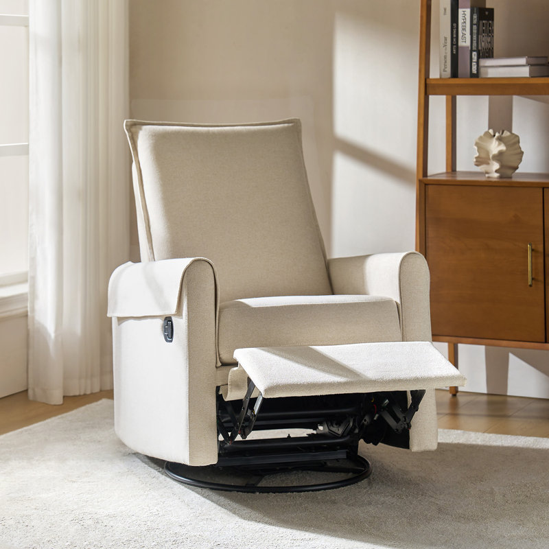 Fauteuil inclinable manuel, pivotant et berçant de 29,5 po Keech, Lin lin
