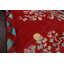 Tapis rouge à motif de teinture végétale noué à la main 10 x 13