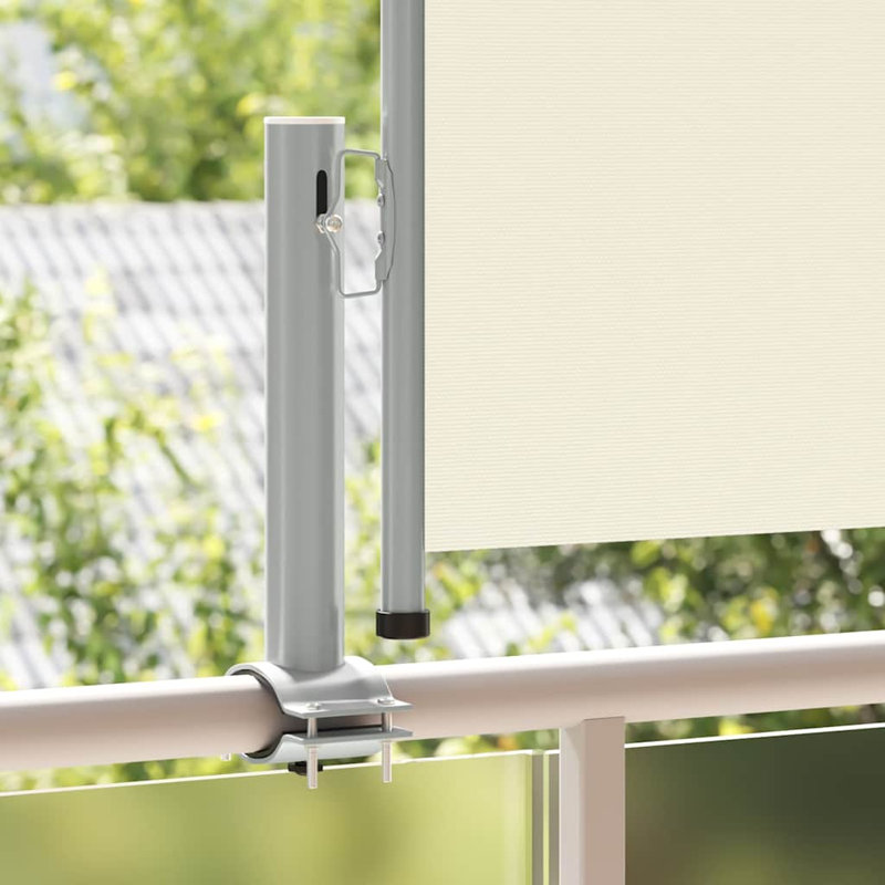 VidaXL Retractable, 23.6'' H x 118.1'' W, Cream