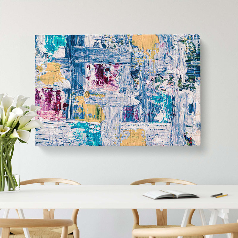 Abstract Art Painting Vol.136 by S.Johnson - Wrapped Canvas, 60cm H x 91cm W x 3cm D