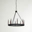 Marsden 8 - Light Dimmable Wagon Wheel Chandelier