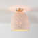 1-Light Matte Brass Flush Mount Ceiling Light with Cream Rattan Shade