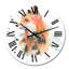 Dessin de renard orange III - horloge murale traditionnelle-1660060350