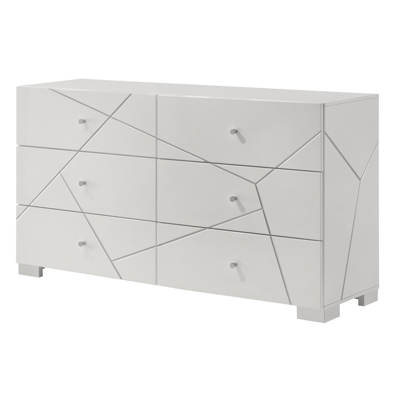 Commode contemporaine à six tiroirs