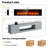 Floating TV Stand with 36" Electric Fireplace, Wall Mounted Fireplace Entertainment Center with Storage for TVs Up to 80", Media TV Console for Living Room-85740121
