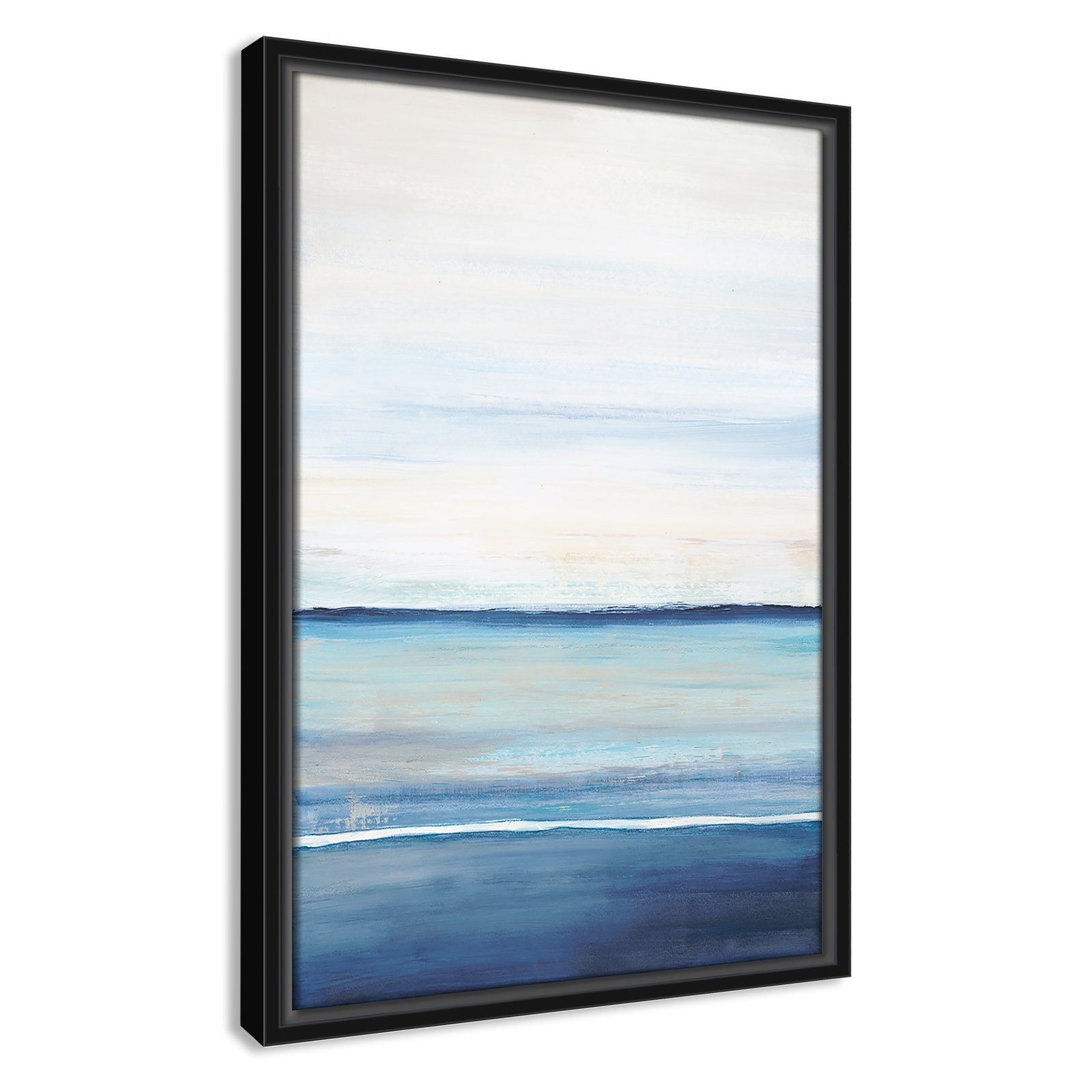 Emmit "Distant Whispers" Print by Filippo Ioco, Black Framed Canvas, 19.5" H x 13.5" W x 2" D