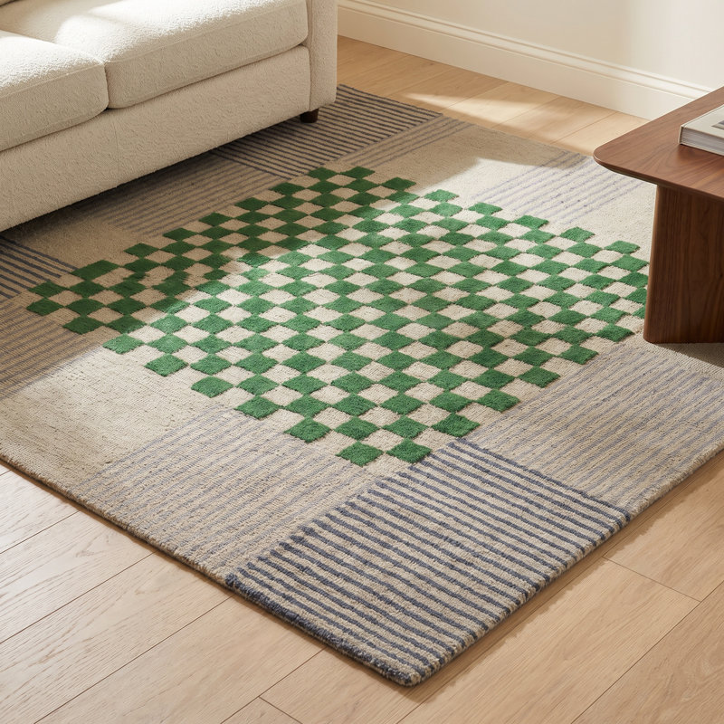 Elvi Springlake Area Rug, Square 6'